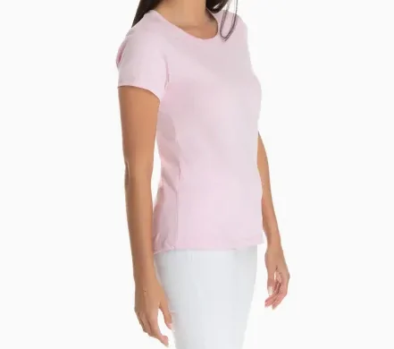 Camiseta Personalizada- Sublimação Baby Look Rosa Bebê - Imagem 2