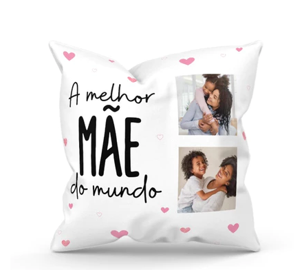 Almofada 28x28 Personalizada com Fotos Frente e Verso - Imagem 5