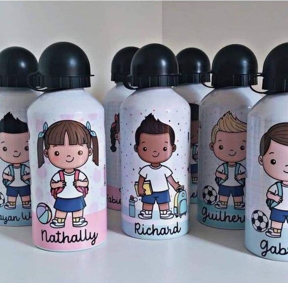 Squeeze Garrafa Alumínio Personalizável - Branca - Imagem 7