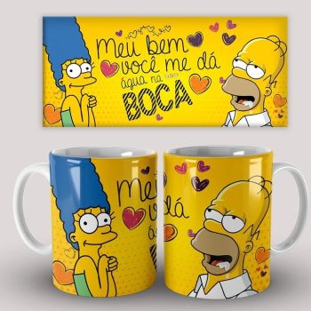 Caneca Namorados Os Simpsons Caneca Namorados Os Simpsons