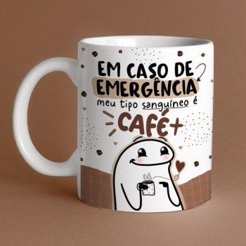 Caneca Personalizada Meme Flork Tipo Sanguíneo É Café _ Decoração Porcelana _ NG Decor Canecas e Personalizados Caneca Personalizada Meme Flork Tipo Sanguíneo É Café _ Decoração Porcelana _ NG Decor Canecas e Personalizados